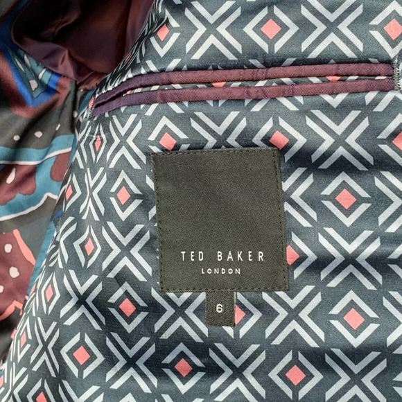 Ted Baker Margate Funnel Neck Coat Wool Blend w/ Removable Inset Bib in Charcoal - Picture 13 of 16
